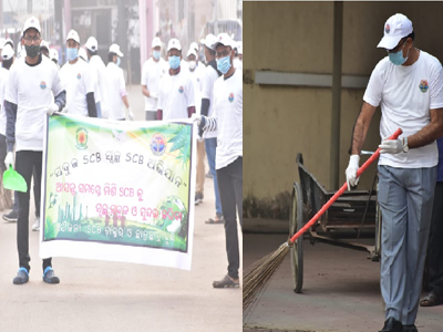 The “Green SCB Clean SCB” campaign was led from the front by Prof Datteswar Hota, the Dean and Principal SCBMCH, Cuttack on the occasion of the 72nd Republic Day on 26th January 2021.
